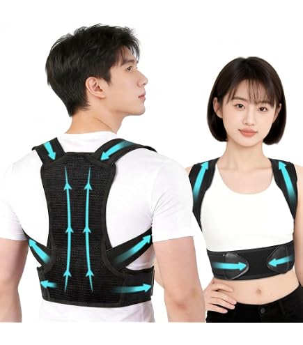 Amazon | ISAX 猫背ベルト 姿勢サポーター 姿勢ベルト 男性用 女性用